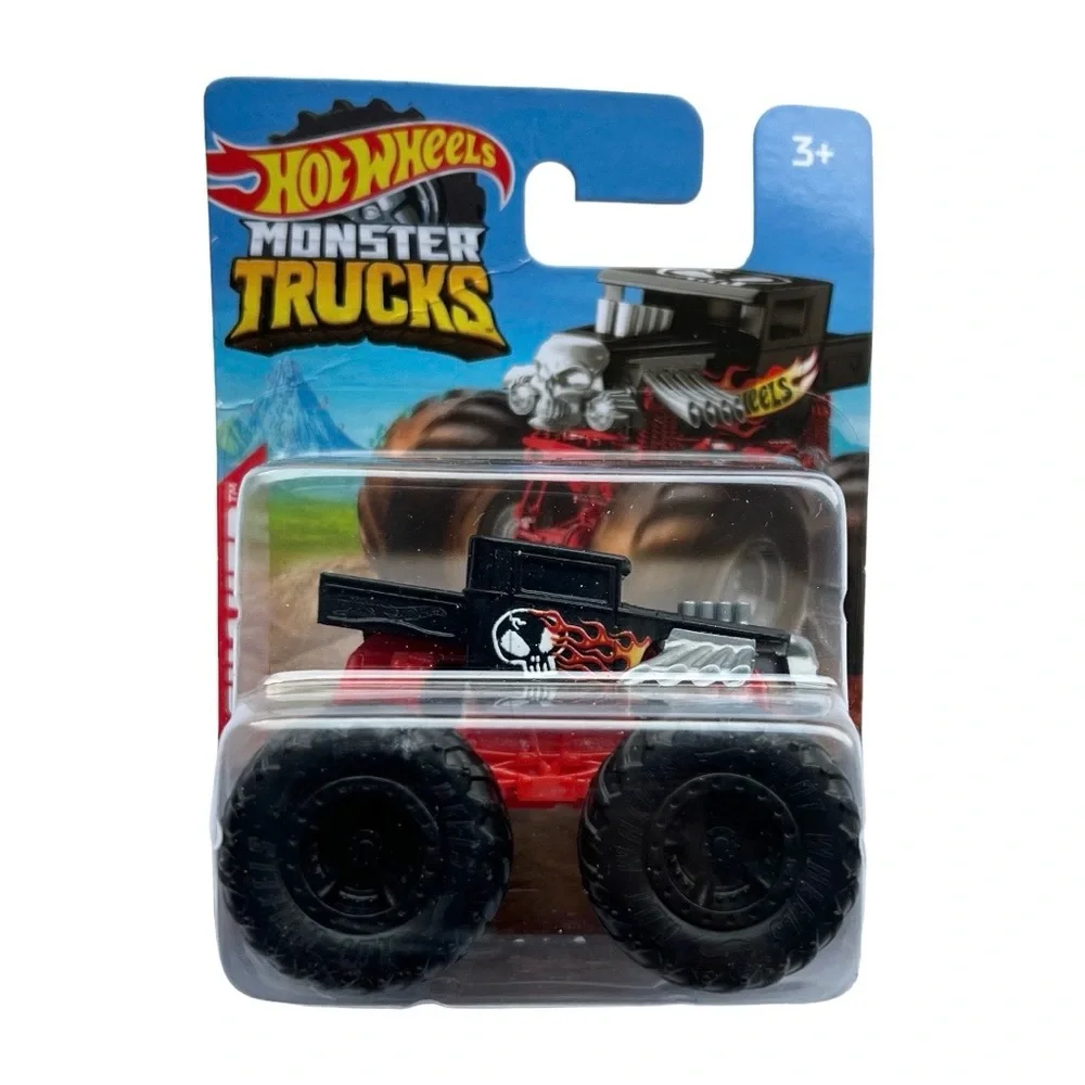 Hot Wheels Monster Trucks Bone Shaker Toy Black New